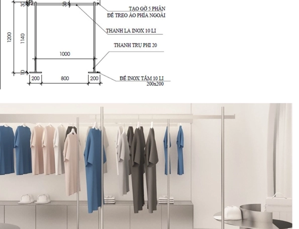 Thiết Kế Shop Thời  Trang FUNT Trần Quang Diệu Q3