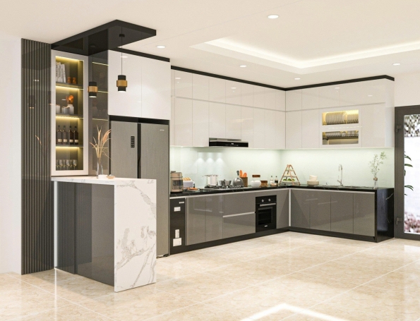 Thiết Kế Bếp Nhà Anh Đức – Nhà Bè