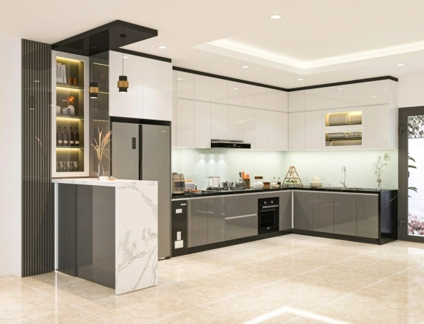 Thiết Kế Bếp Nhà Anh Đức – Nhà Bè