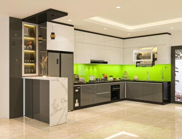 Thiết Kế Bếp Nhà Anh Đức – Nhà Bè