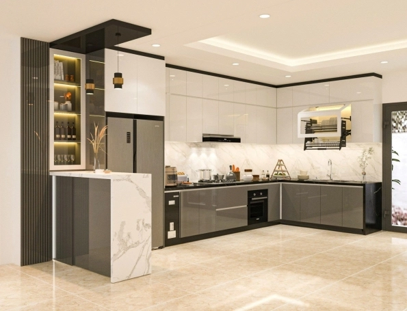Thiết Kế Bếp Nhà Anh Đức – Nhà Bè