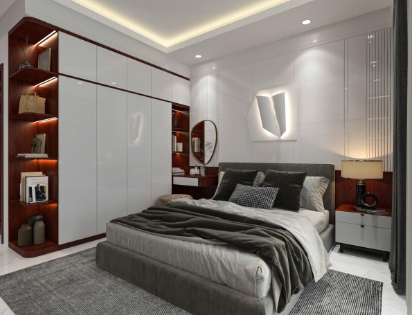Thiết Kế Phòng ngủ Anh Quốc Bình Tân