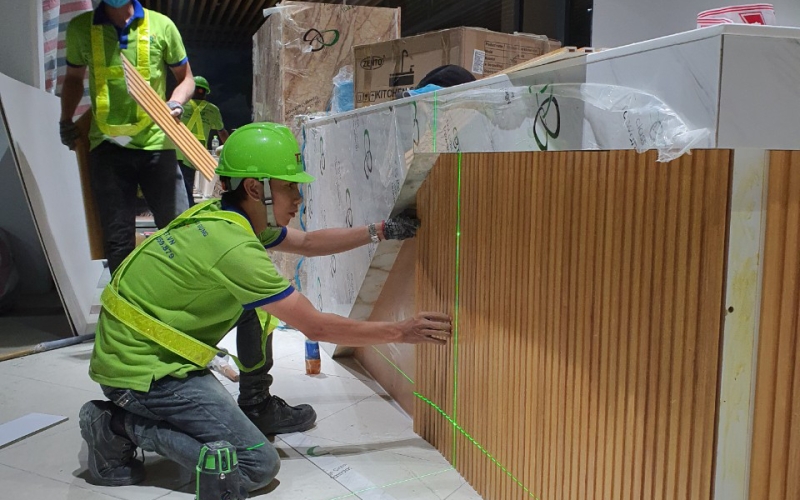 THI CÔNG CĂN TIN TẬP ĐOÀN UNILEVER - CỦ CHI