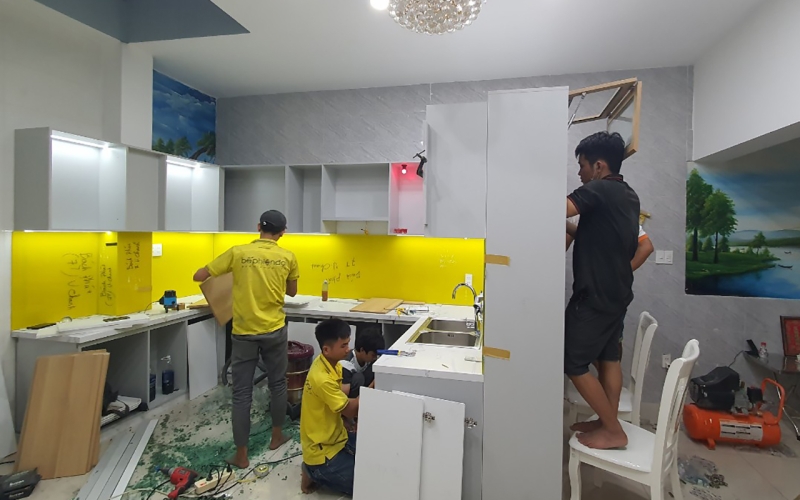 Thi Công Bếp Chị Hoàng Gò Vấp