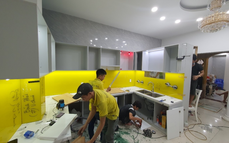 Thi Công Bếp Chị Hoàng Gò Vấp