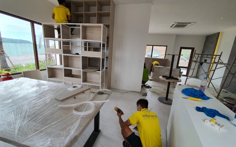 Nội thất VP Cty BDS PQR - Phú Quốc