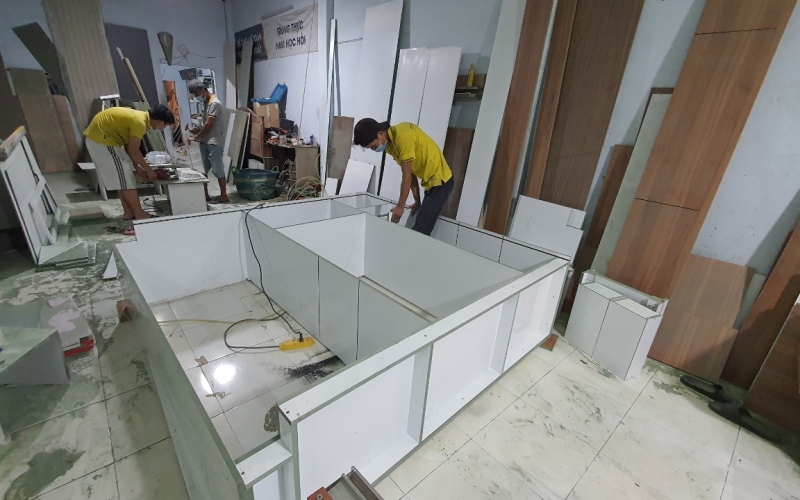 Nội thất nhà anh Tiến Q11