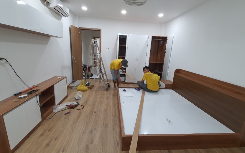 Nội thất nhà anh Tiến Q11