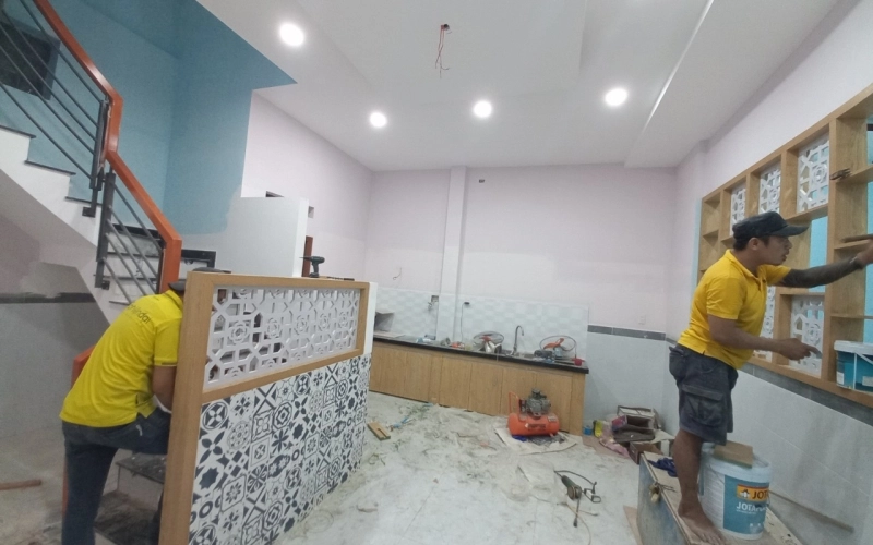 Nội thất nhà anh Trung đường Cây Cám Bình Tân