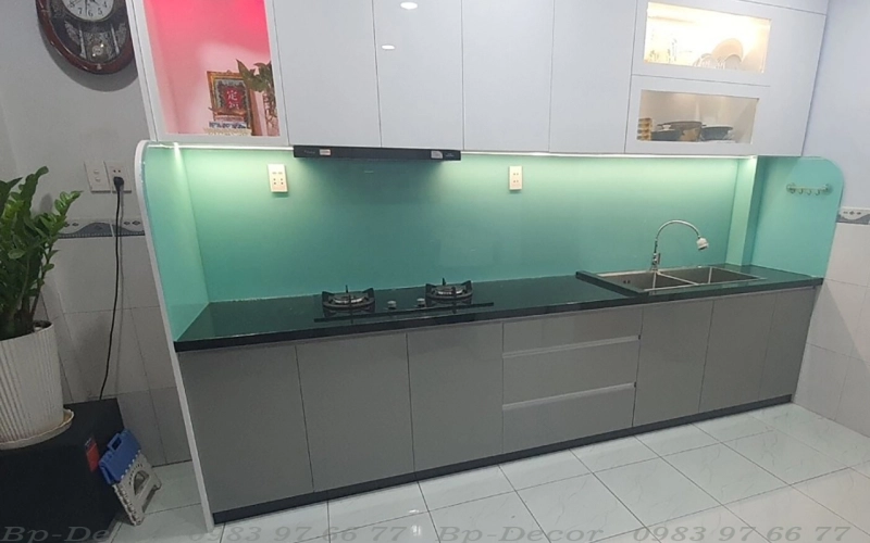 THI CÔNG BẾP NHÀ ANH DŨNG - Đ.ĐẤT MỚI BÌNH TÂN