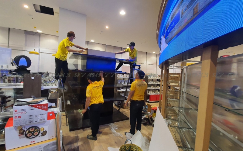 THI CÔNG KHU TRƯNG BÀY MINH LONG I - AEON BÌNH TÂN