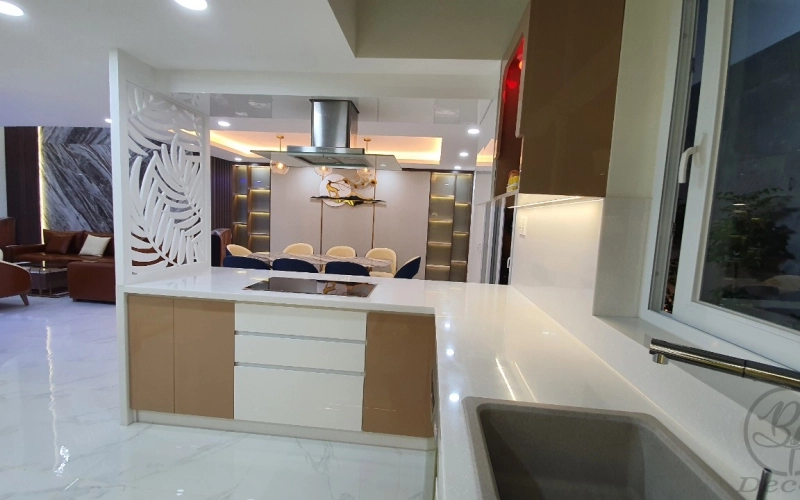 THI CÔNG BẾP BIỆT THỰ ANH ĐỨC HOA - TÂN PHÚ