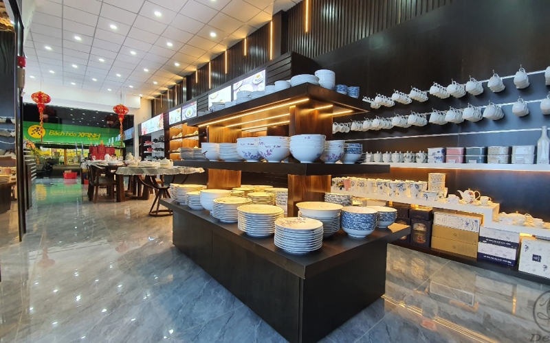 THI CÔNG SHOWROOM GỐM SỨ MINH LONG I - CN ĐẮC NÔNG