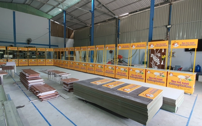 Xe bán hàng hệ thống tàu hũ tươi CoVang